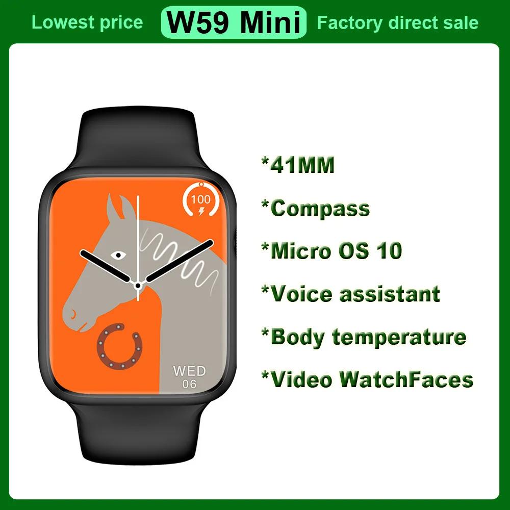 Microwear W59 ̴ Ʈ ġ   Ʈġ,  ȭ,  , ECG, NFC, GPS ƮĿ, 41mm, 1.74 ġ